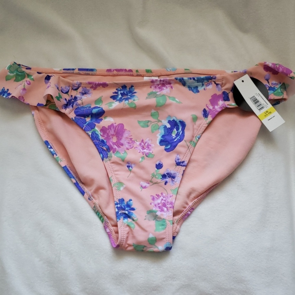 Floral print bikini bottoms
